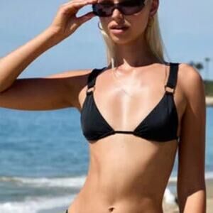 PacSun Black Bikini Top size S